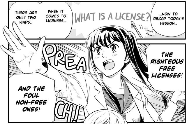 Praise open licenses